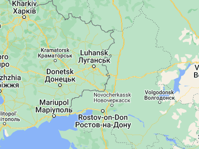Map showing location of Semeykino (48.32643, 39.53366)