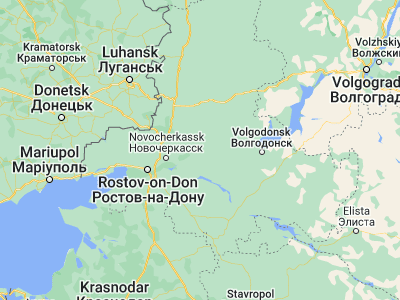 Map showing location of Semikarakorsk (47.51943, 40.8112)
