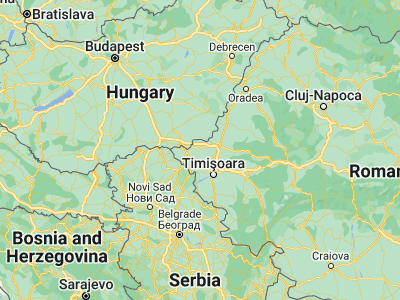 Map showing location of Semlac (46.11667, 20.93333)