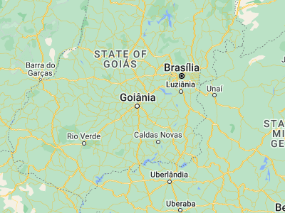 Map showing location of Senador Canedo (-16.70806, -49.09306)
