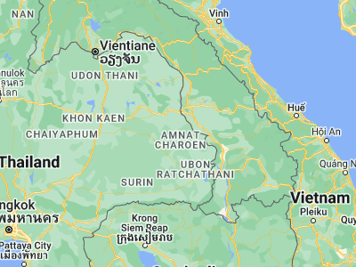 Map showing location of Senangkhanikhom (16.03972, 104.66939)