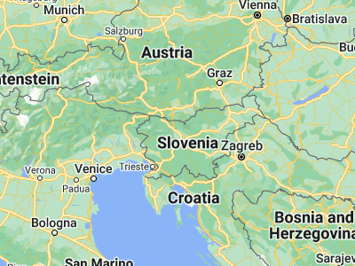 Map showing location of Šenčur (46.24556, 14.41972)