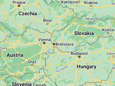 Map showing location of Senec (48.21951, 17.40043)