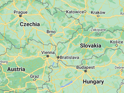 Map showing location of Senica (48.67922, 17.36697)