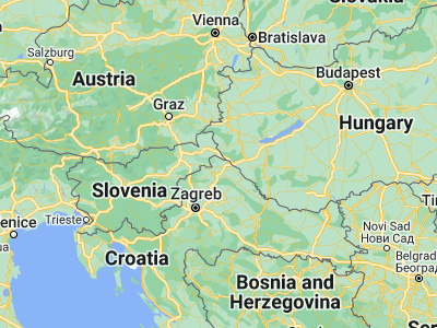 Map showing location of Šenkovec (46.40889, 16.42167)