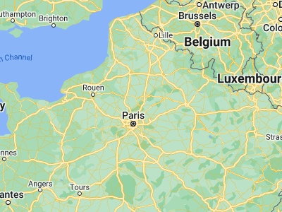 Map showing location of Senlis (49.2, 2.58333)