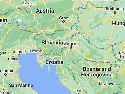 Map showing location of Šentjernej (45.84, 15.33611)