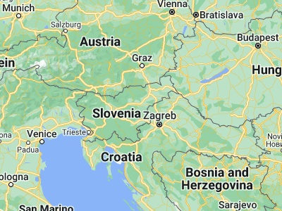 Map showing location of Šentjur (46.21722, 15.3975)