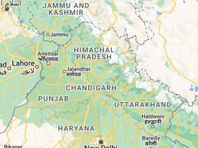 Map showing location of Seoni (31.243, 77.12221)