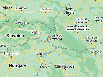 Map showing location of Serednye (48.54043, 22.50696)