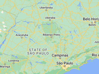 Map showing location of Sertãozinho (-21.13778, -47.99028)