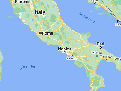 Map showing location of Sessa Aurunca (41.24082, 13.93282)