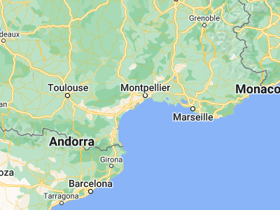 Map showing location of Sète (43.40176, 3.6966)