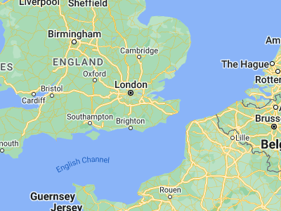 Map showing location of Sevenoaks (51.26997, 0.19278)