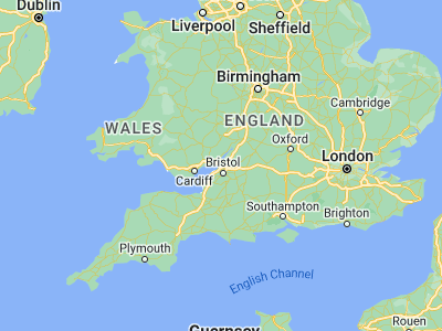 Map showing location of Severn Beach (51.56036, -2.66279)