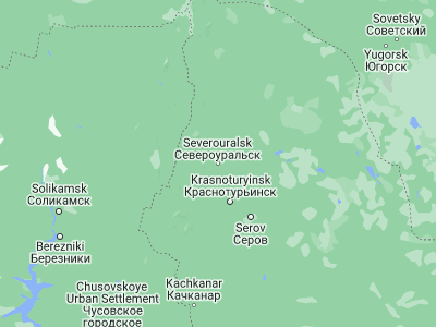 Map showing location of Severoural’sk (60.15328, 59.95205)