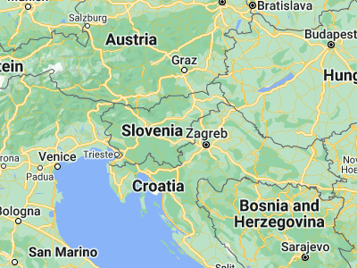 Map showing location of Sevnica (46.00778, 15.31556)