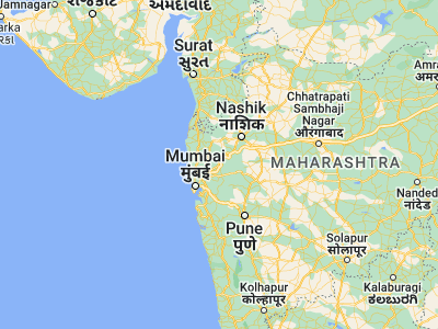 Map showing location of Shāhāpur (19.45, 73.33333)