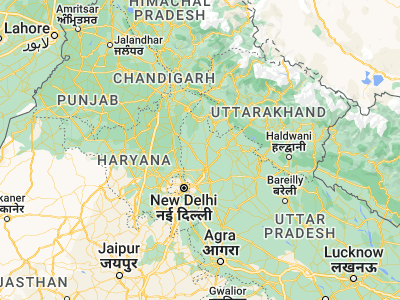 Map showing location of Shāhpur (29.35014, 77.55062)