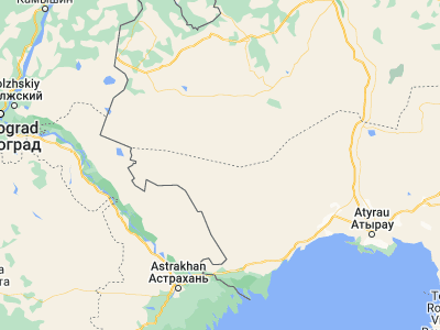 Map showing location of Shalkar (48.03333, 48.9)