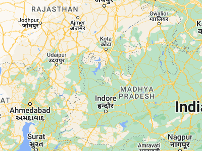 Map showing location of Shāmgarh (24.18817, 75.63903)