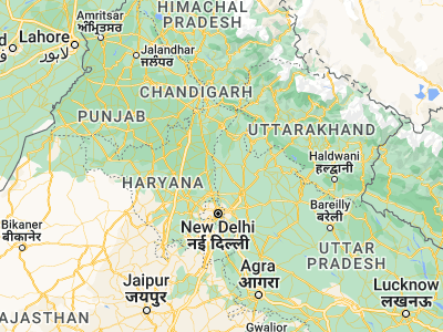 Map showing location of Shāmli (29.44934, 77.31282)