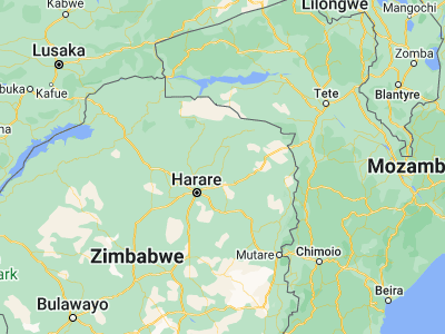 Map showing location of Shamva (-17.31159, 31.57561)
