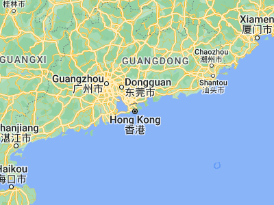Map showing location of Shatoujiao (22.55463, 114.22589)