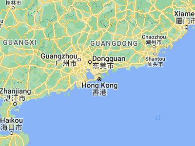 Map showing location of Shenzhen (22.54554, 114.0683)