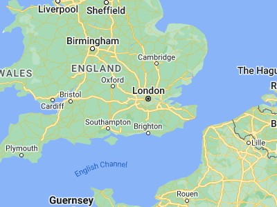 Map showing location of Shepperton (51.39546, -0.44889)