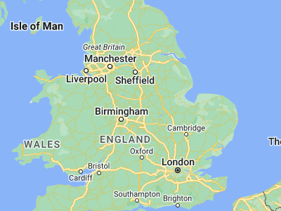 Map showing location of Shepshed (52.7657, -1.29021)