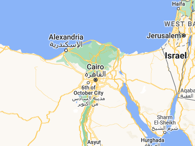 Map showing location of Shibīn al Qanāţir (30.31269, 31.32018)