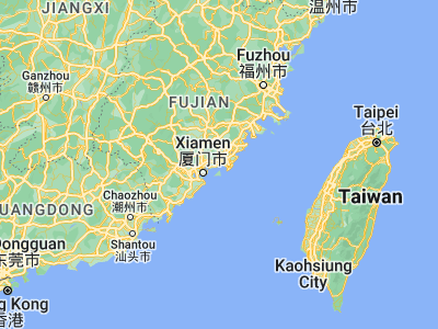 Map showing location of Shijing (24.61956, 118.42437)