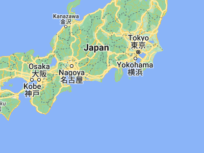 Map showing location of Shimada (34.81667, 138.18333)