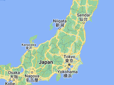 Map showing location of Shiozawa (37.03333, 138.85)
