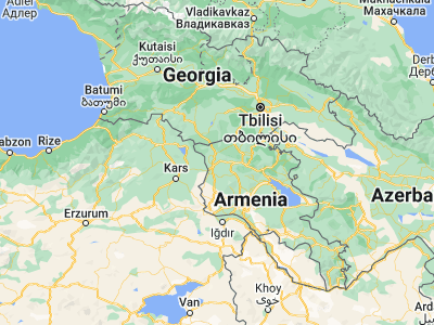 Map showing location of Shirak (40.84042, 43.91582)