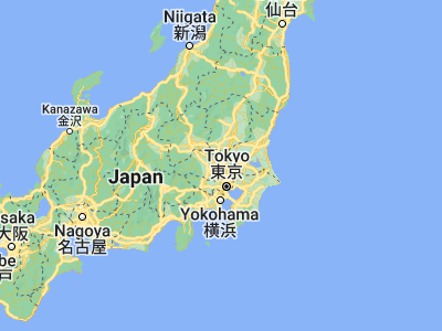 Map showing location of Shiraoka (36.01667, 139.66667)