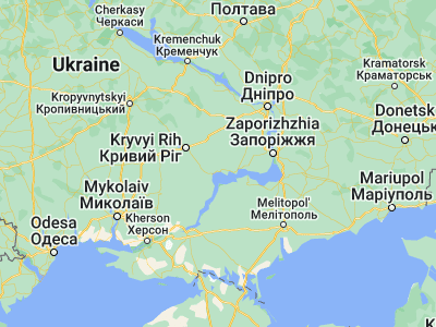 Map showing location of Sholokhove (47.69453, 34.03119)