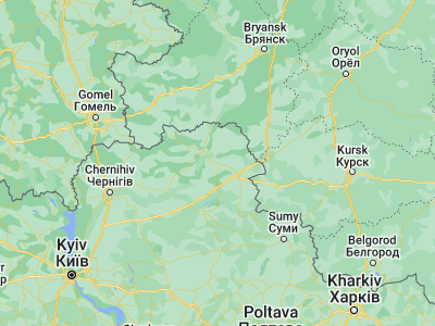 Map showing location of Shostka (51.86296, 33.4698)