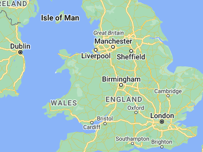 Map showing location of Shrewsbury (52.71009, -2.75208)