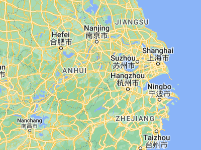Map showing location of Shuidong (30.78833, 118.95444)