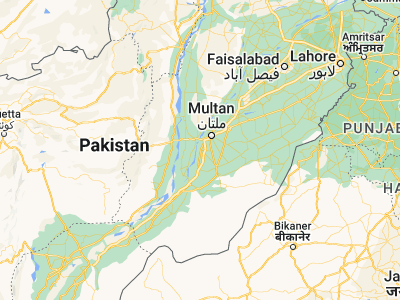 Map showing location of Shujāābād (29.87967, 71.29313)