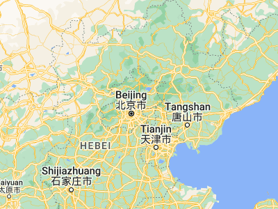 Map showing location of Shunyi (40.12175, 116.64783)