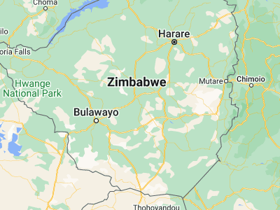 Map showing location of Shurugwi (-19.67016, 30.00589)