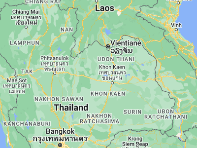 Map showing location of Si Chomphu (16.79878, 102.18466)