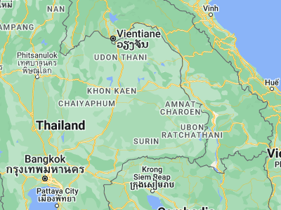 Map showing location of Si Somdet (15.99797, 103.48789)