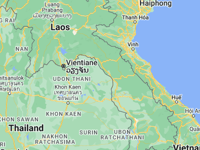 Map showing location of Si Songkhram (17.62745, 104.2507)