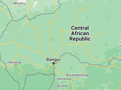 Map showing location of Sibut (5.71801, 19.07389)