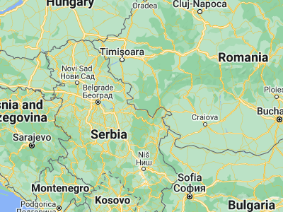 Map showing location of Sicheviţa (44.735, 21.84861)