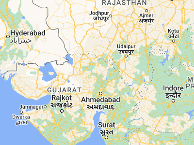 Map showing location of Siddhapur (23.91783, 72.37212)